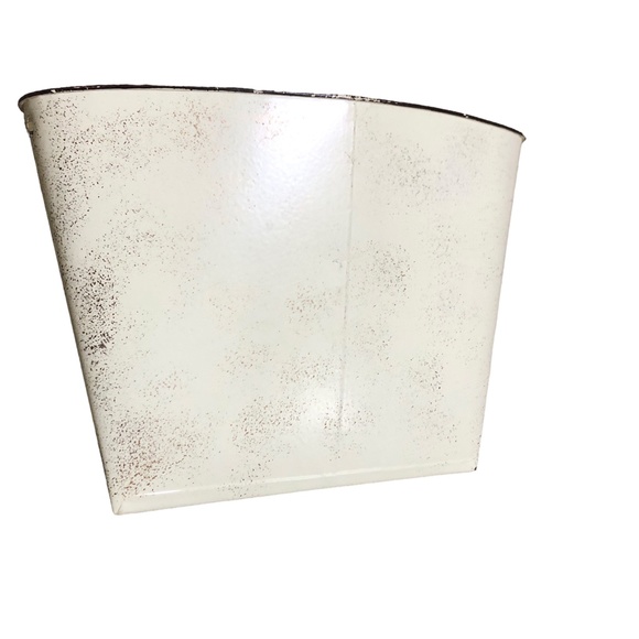 VTG Metal Poinsettia Wall/Door Hanging Planter Pocket Flower Letter Mail Holder - Picture 5 of 10